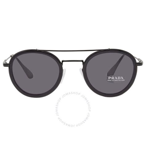 Prada Blue Round Men's Sunglasses PR 56XS 04A420 46